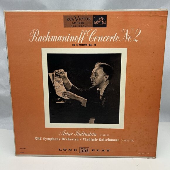 Rachmaninoff Concerto No. 2 In C Minor Op. 18 Arthur Rubinstein